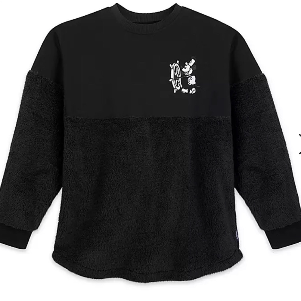 Disney Spirit Jersey - Mickey Mouse Steamboat Willie Grayscale (M)